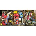 Uncollated unboxed diecast model vehicles: to include trucks and sports cars with examples by Burago