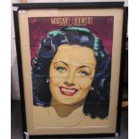 A 20thC coloured printed promotional poster, Margaret Lockwood for Arthur Rank Organisation  21" x