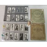 Vintage Churchman, Carrera and other monochrome and colour printed cigarette cards: to include stars