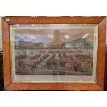 'The Royal Scottish Volunteers Regt in the Queen's Park, Edinburgh 1860'  lithograph  25" x 38"