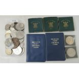 Uncollated coins: to include an 1868 5 Franc silver coin