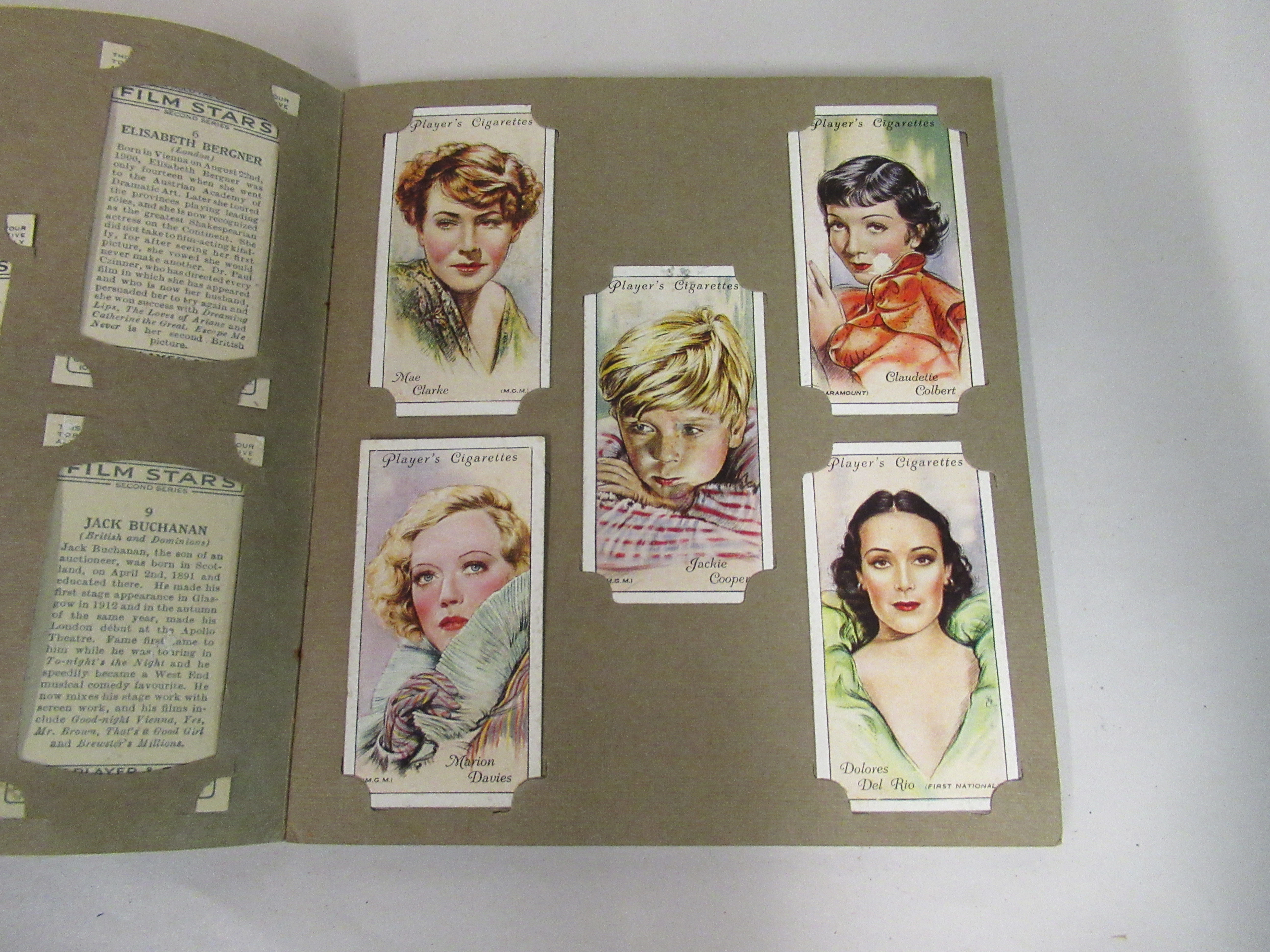 Vintage Churchman, Carrera and other monochrome and colour printed cigarette cards: to include stars - Image 6 of 7