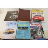 Printed ephemera, motorbike and car related: to include a 1980s Classic bike magazines