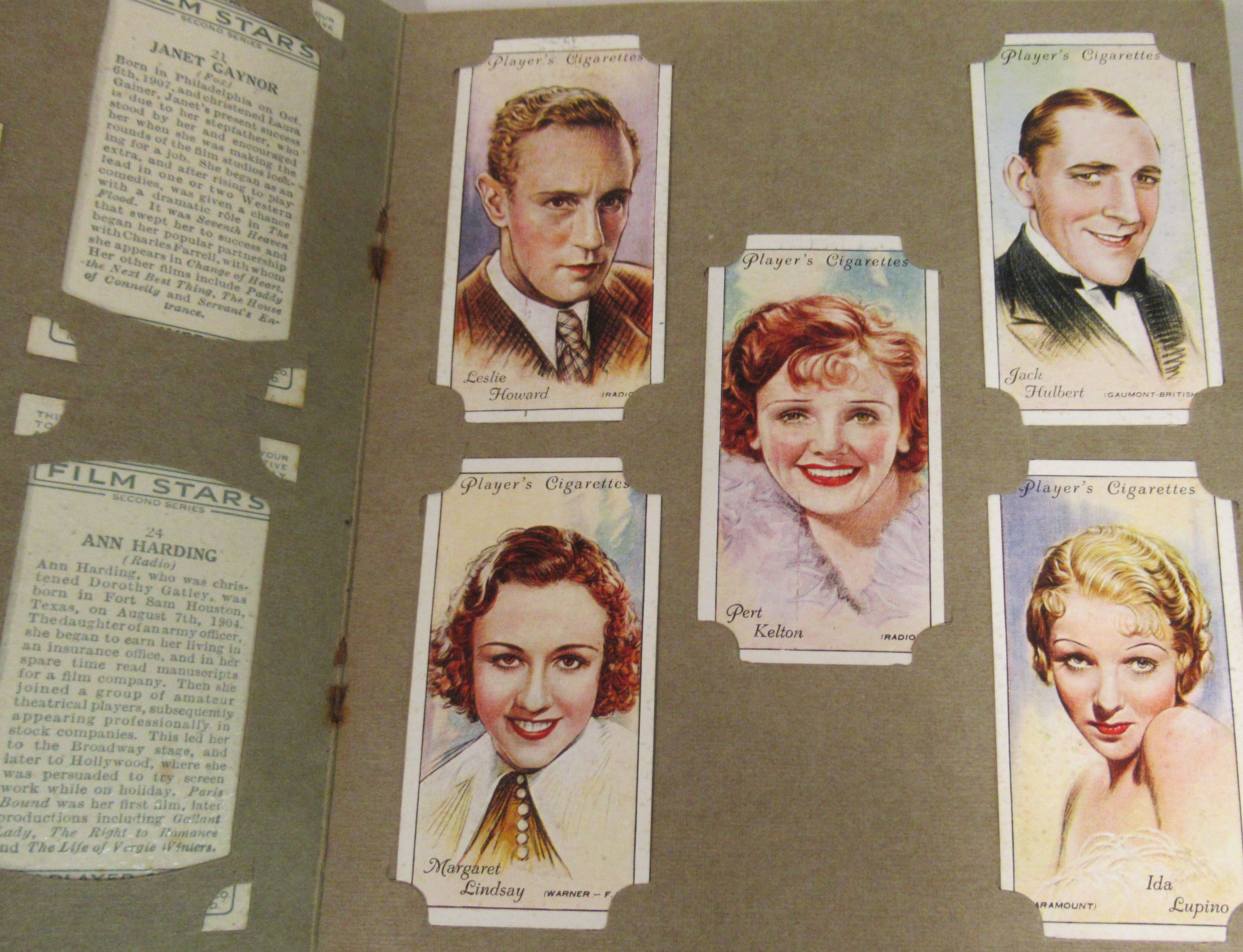 Vintage Churchman, Carrera and other monochrome and colour printed cigarette cards: to include stars - Image 7 of 7