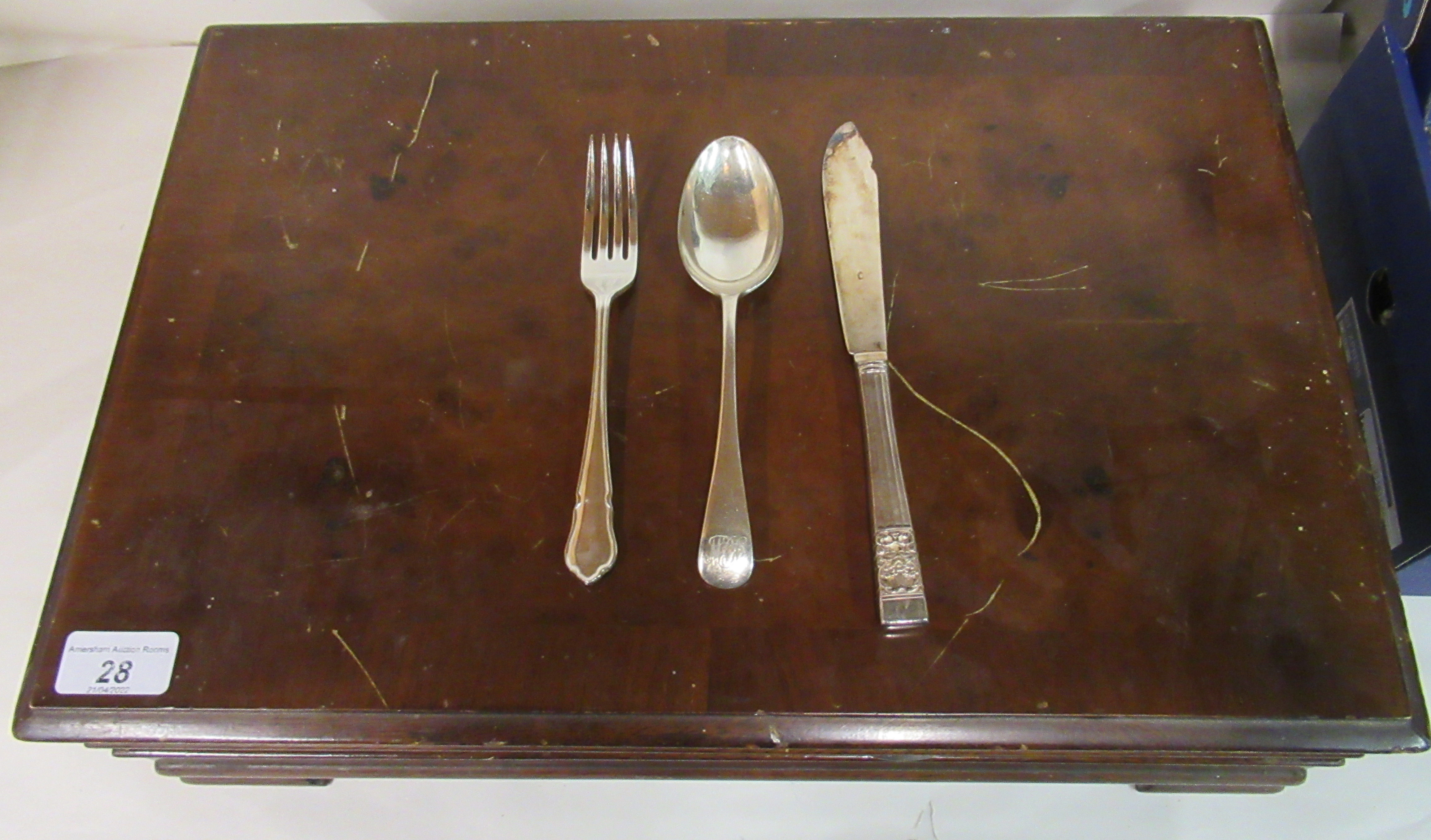 Community and other silver plated cutlery and flatware, some with stainless steel blades  various - Image 3 of 5