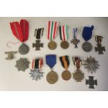 Fourteen assorted Nazi military medals and other awards, some copies  (Please Note: this lot is