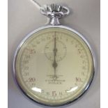 A Rolex Compteur stainless steel cased stopwatch, the Arabic dial with a subsidiary, inscribed