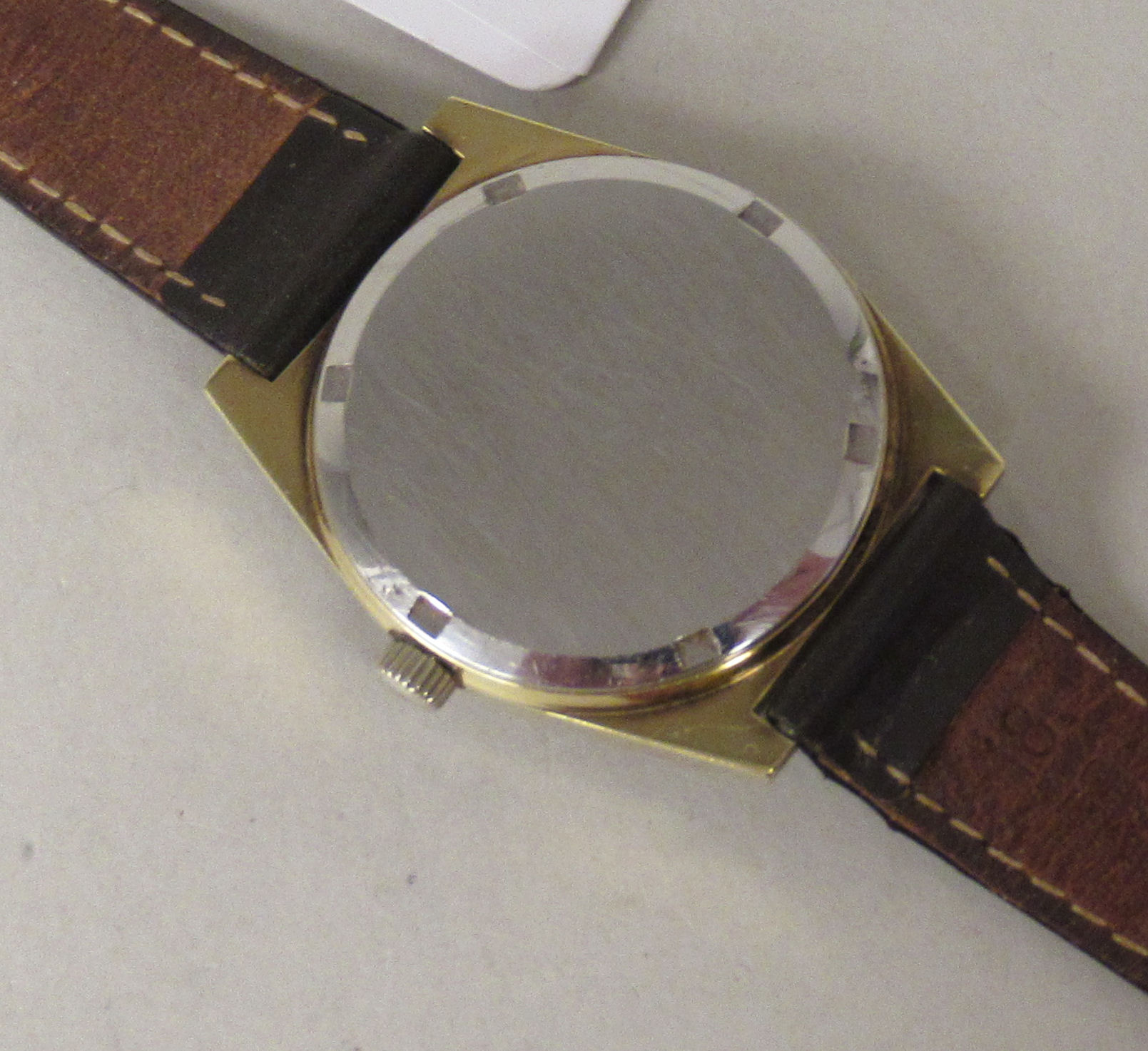 A 1970s Omega gold plated/stainless steel cased wristwatch, the movement with sweeping seconds, - Image 3 of 4