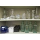 Glassware, Stuart Crystal and Dartington, mainly clear glass decanters with stoppers