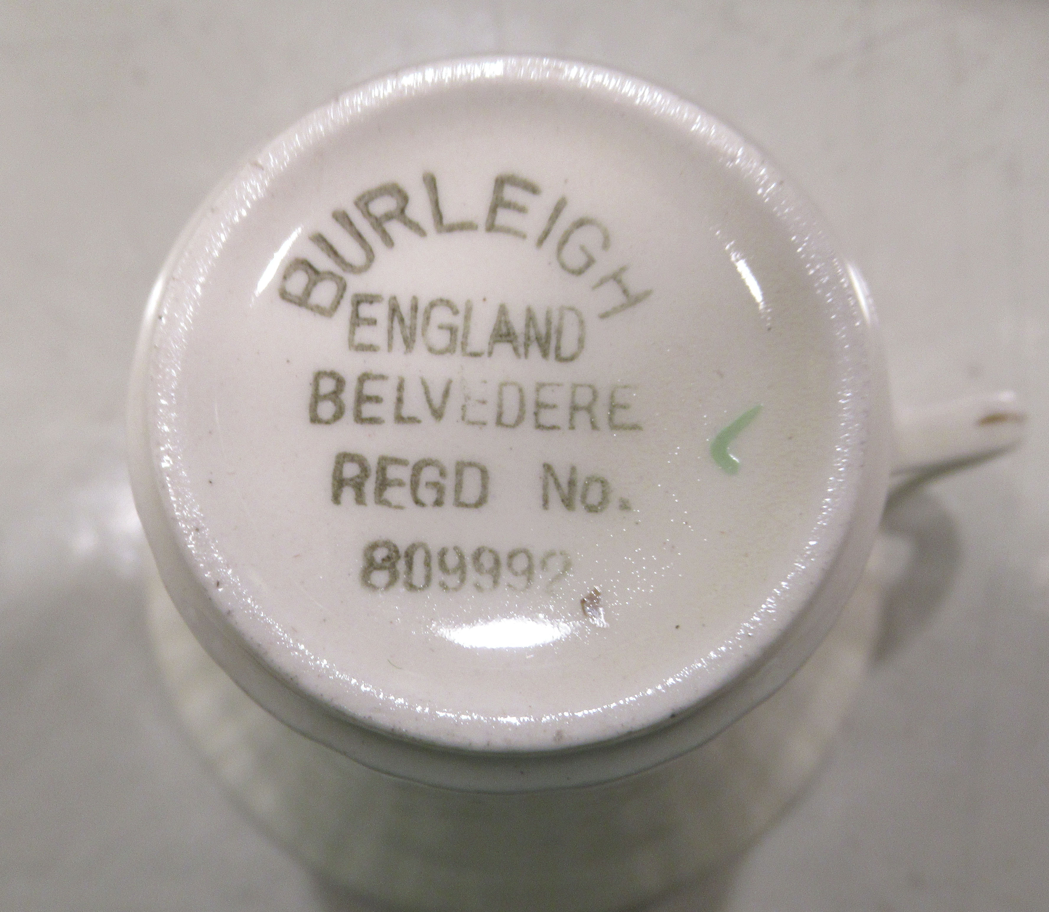 Ceramics: to include a 1930s Art Deco Burleigh Ware china Belvedere pattern coffee set - Image 5 of 8