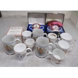 British Royal related ceramics: to include a Woods & Sons china Silver Jubilee mug