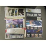 Uncollated, mainly unused/unopened postage stamps and PSM OS cards: to include 1990 - 2000 issues