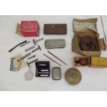 A mixed lot: to include a late 19th/early 20thC and later medical instruments and other accessories