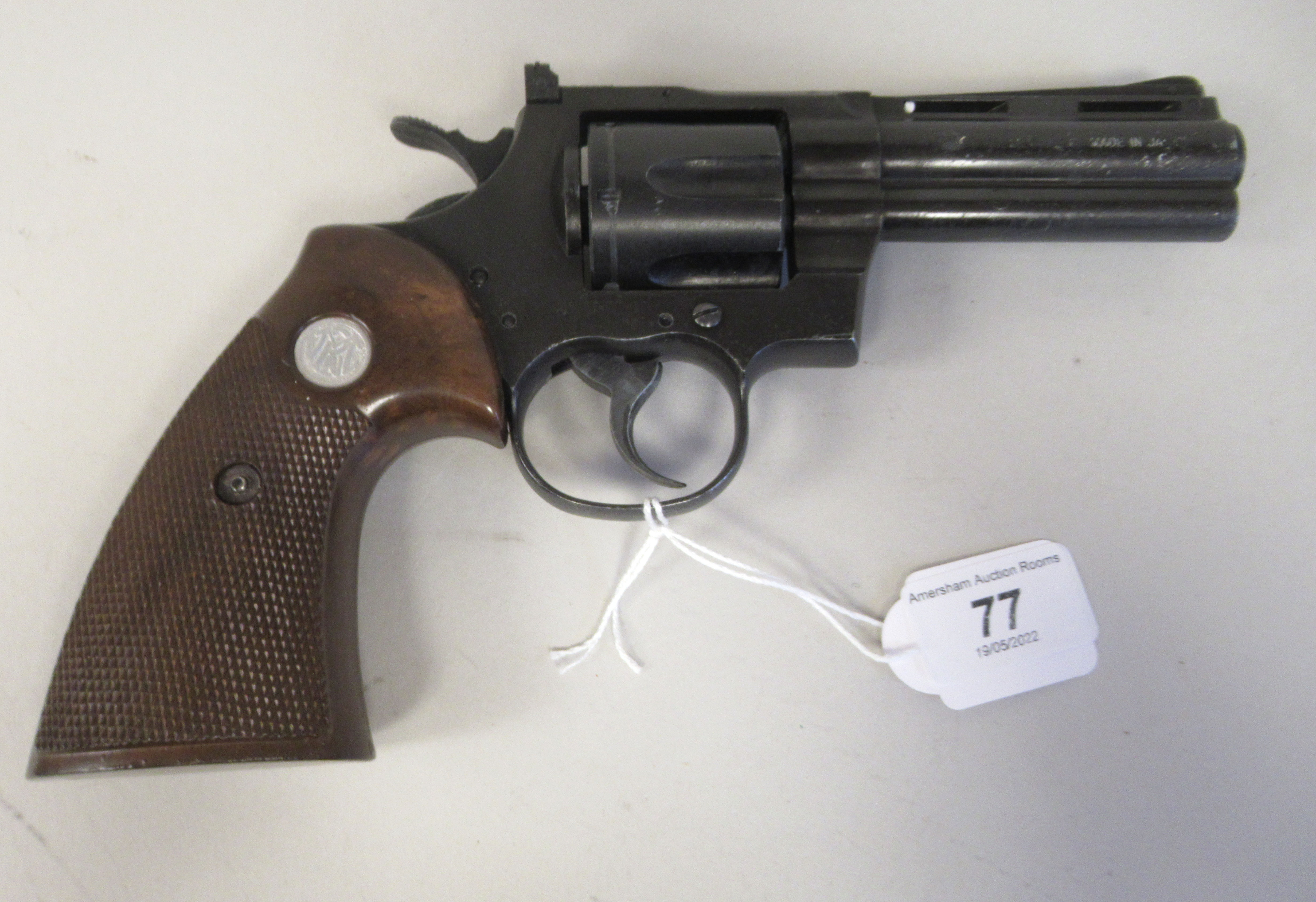 A replica MGC 1970s Colt Python revolver with six dummy rounds  boxed - Image 4 of 8