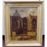 In the manner of Mari Henry Mackenzie (1878-1961) - 'G.Van Amstel Stratt, Amsterdam'  oil on canvas