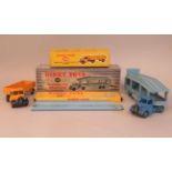 Two Dinky Toys diecast model vehicles, viz. (409) Bedford articulated lorry  boxed; and (982)