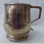 A Victorian silver Christening mug  Birmingham 1860