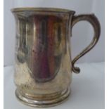 A George V silver Christening mug  London 1932