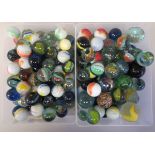 Mid 20thC and later marbles