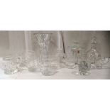 Glassware: to include Bohemian crystal tableware
