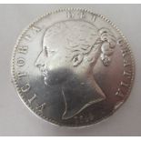 A Victorian silver crown  1844