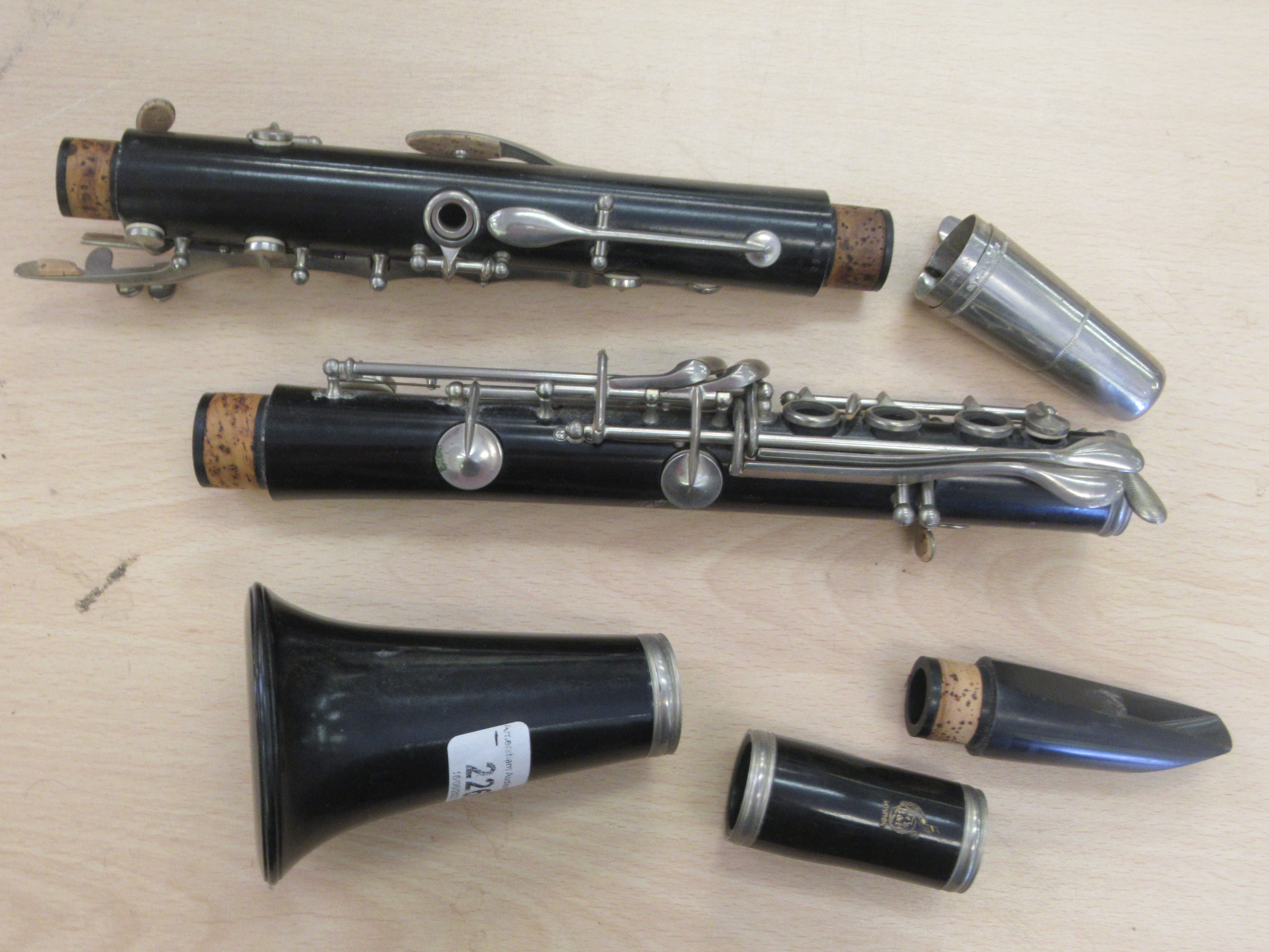 A Boosey & Hawkes clarinet, serial number 269858