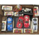 Diecast model vehicles: to include examples by Burago  some boxed