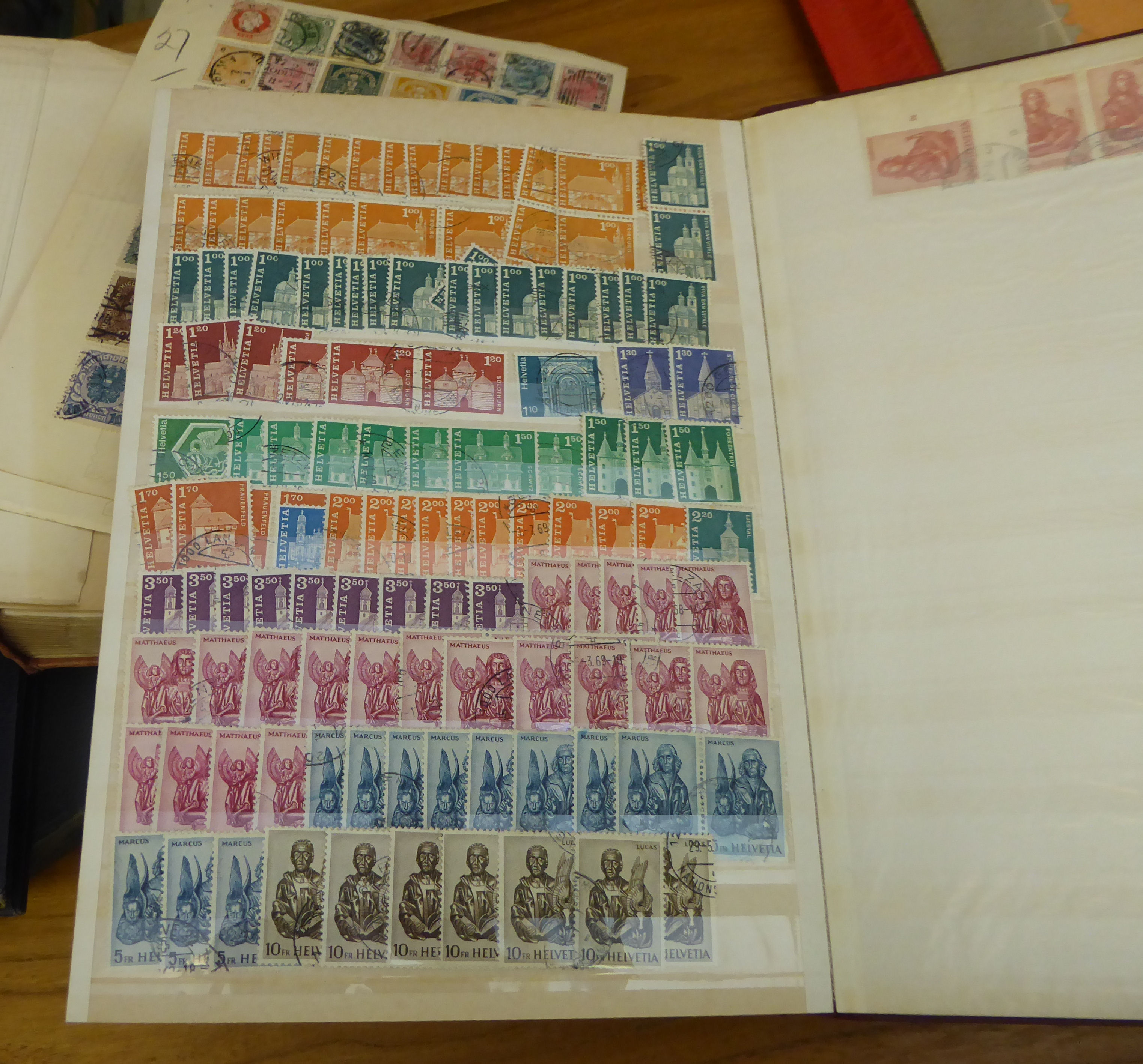 Uncollated British and other world issue postage stamps: to include unused sheets of 1/2d stamps - Image 8 of 8