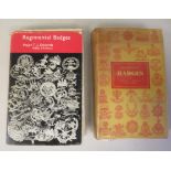 Two books: 'Regimental Badges' by Major TJ Edwards MBE, FR Hirst, published by Gale & Polden  1957 &