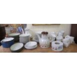 Ceramic tableware: to include Thomas porcelain and Elizabethan Staffordshire bone china Moorland