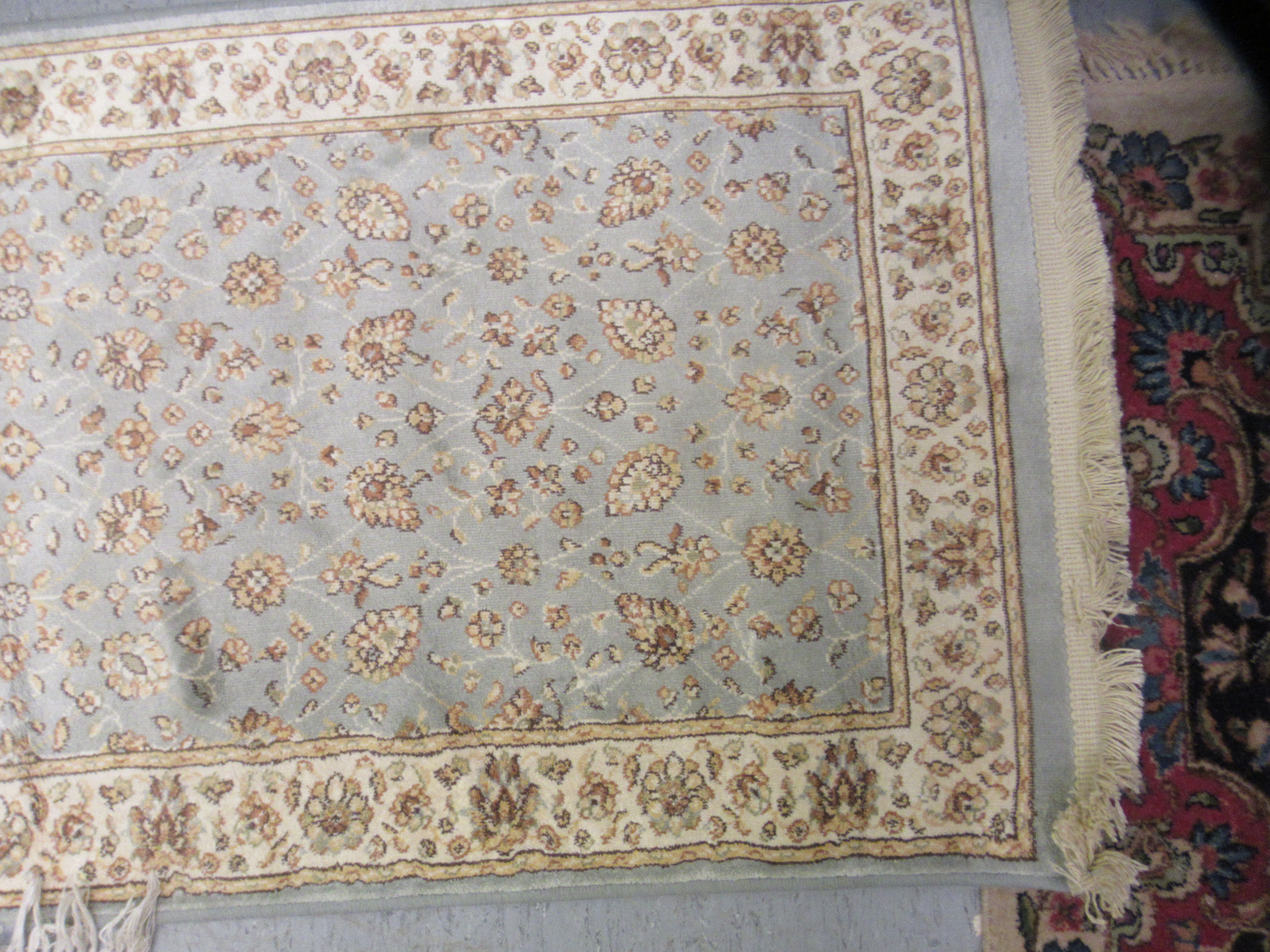 A Bokhara rug, on a multi-coloured ground  52" x 82"; and a machine made Baluchi runner  26" x 84" - Bild 5 aus 6