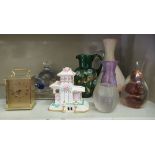 Decorative ceramics and glassware: to include two Caithness paperweights; and a Royal Windsor