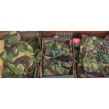 NATO camouflage supplies: to include protective trousers; and hooded jackets  bearing labels