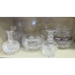 Glassware: to include decanters  various styles & forms
