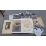 Ephemera, a scrap album and loose letters relating to the life and careers of Gwen Price & Vincent