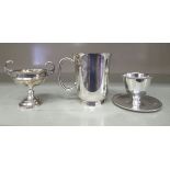 Silver collectables: to include a Christening tankard  London 1916