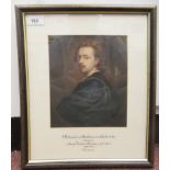 Attributed to George Perfect Harding - a portrait of a gentleman wearing black robes  watercolour