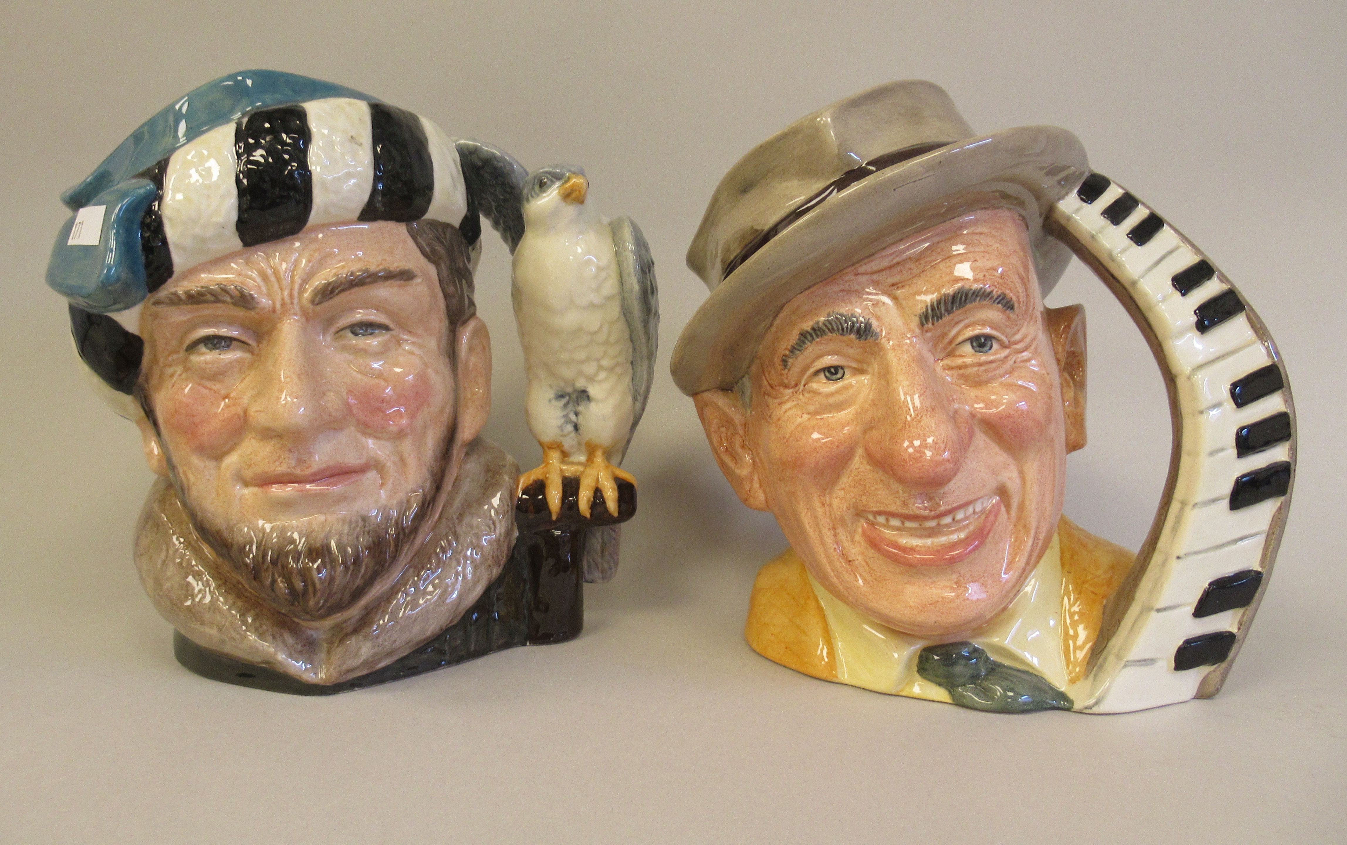 Six Royal Doulton china character jugs: to include 'The Collector' modelled by Stanley James Taylor - Image 5 of 10
