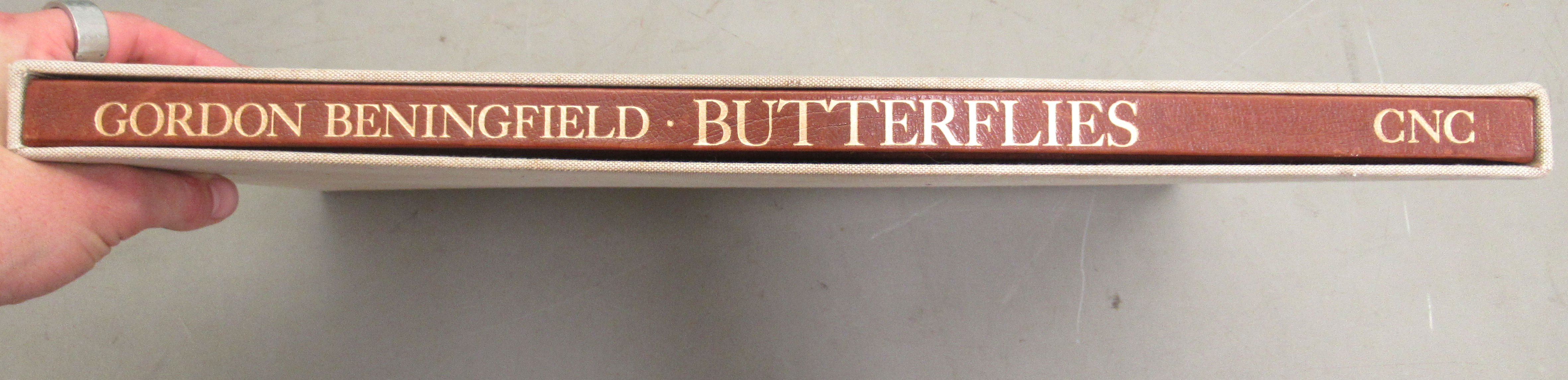 Book: 'Gordon Benningfield Butterflies'  Limited Edition 43/250  bears a 1978 Moorland gallery