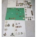 Uncollated military cap badges, some copies: to include The Cameroonians Star (Please Note: this lot