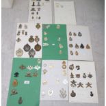 Uncollated military cap badges, some copies: to include Royal East Kent Yeomanry  (Please Note: this