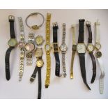Various modern ladies wristwatches: to include an Acqua and a Charles Leman
