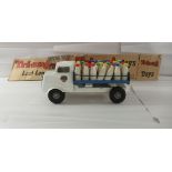 A Triang Toys painted tinplate milk float/lorry  boxed