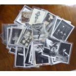 Early/mid 20thC monochrome photographs and postcards, relating to The Circus