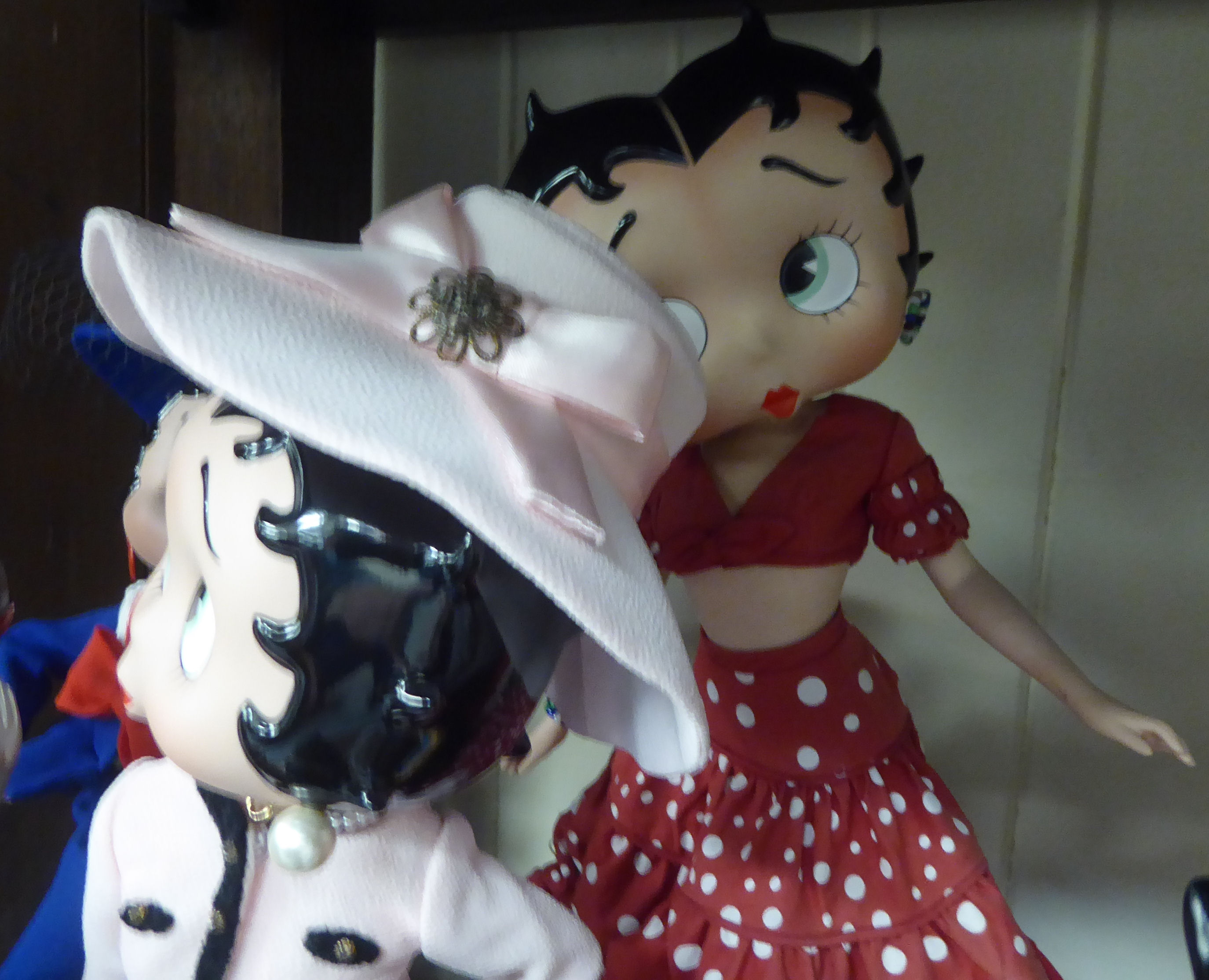 Betty Boop porcelain and composition figures, wearing various costumes  6"-12"h - Image 5 of 6