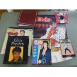 Printed ephemera, Elvis Presley: to include a poster and recordings