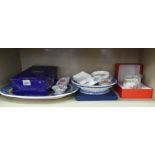 Ceramics and glassware: to include a Spode china Elizabeth II Silver Jubilee mug  boxed