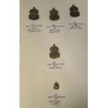 An album collection of fully identified British military badges, some copies: to include ARP; MoD