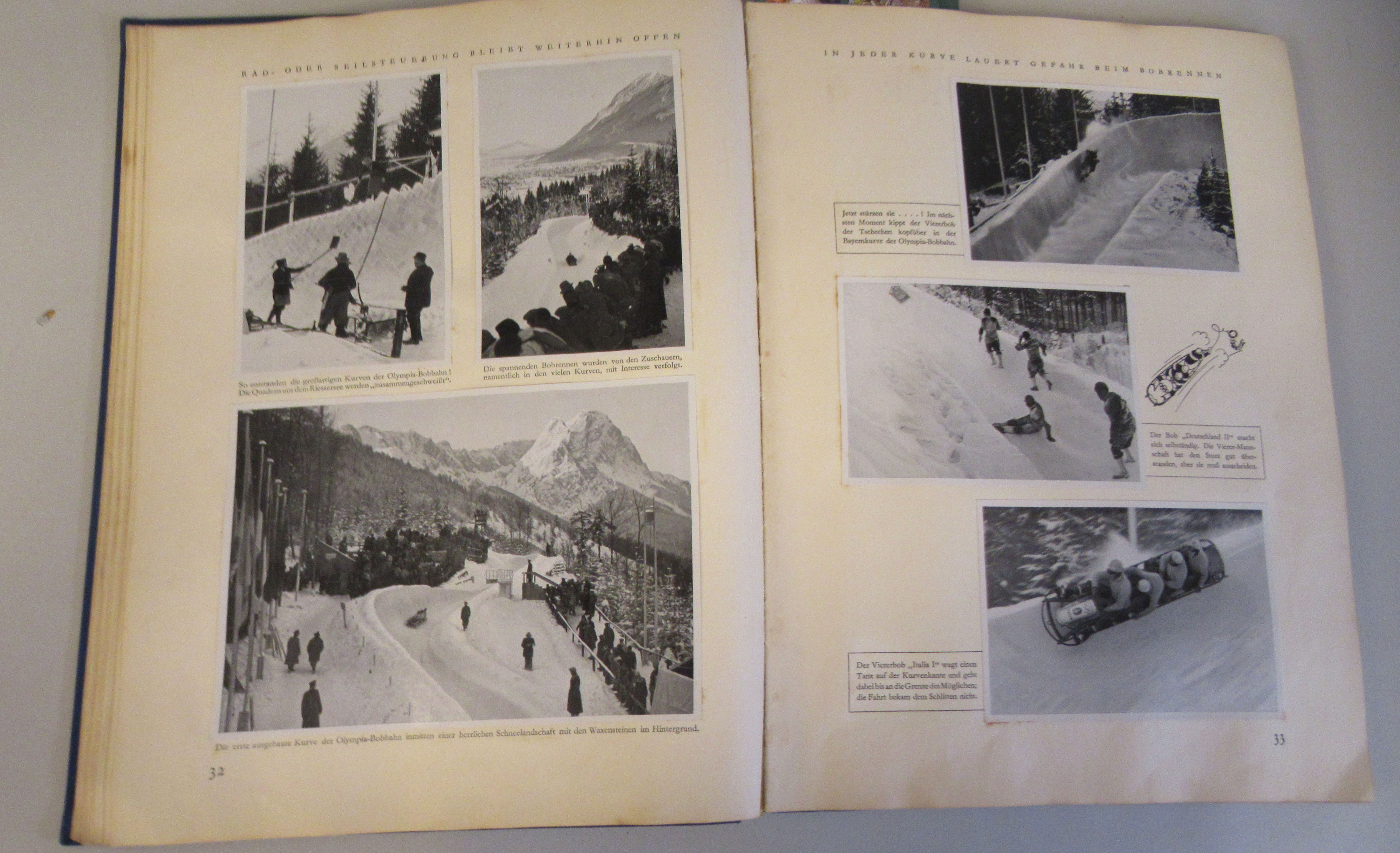 Book: 'Olympia 1936: Band 1 Die Olmpischen Winterspiele Vorschau auf Berlin' with monochrome - Image 5 of 16