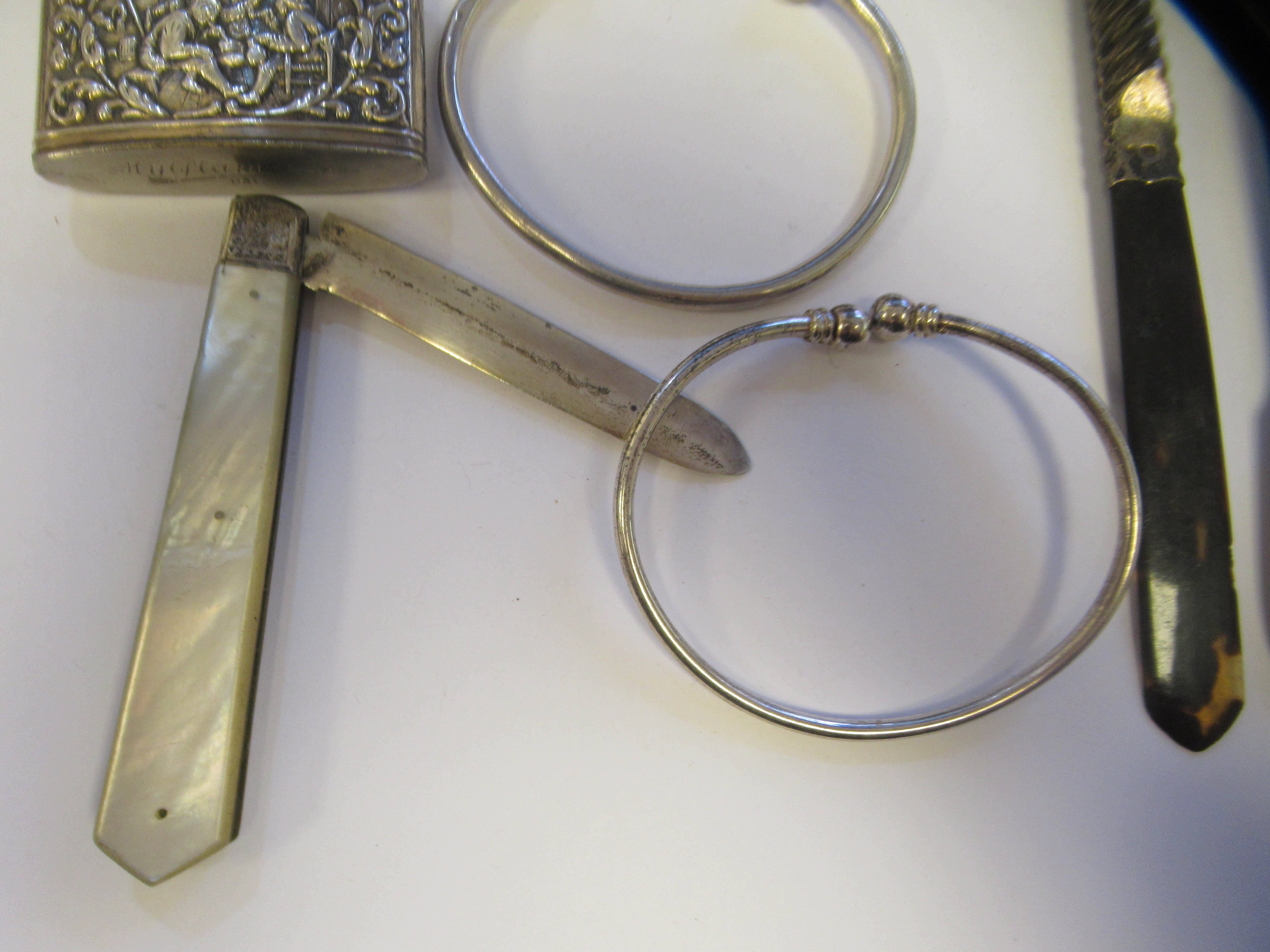 Silver, silver coloured and white metal collectables: to include a Sterling Black Starr and Frost, - Image 3 of 4